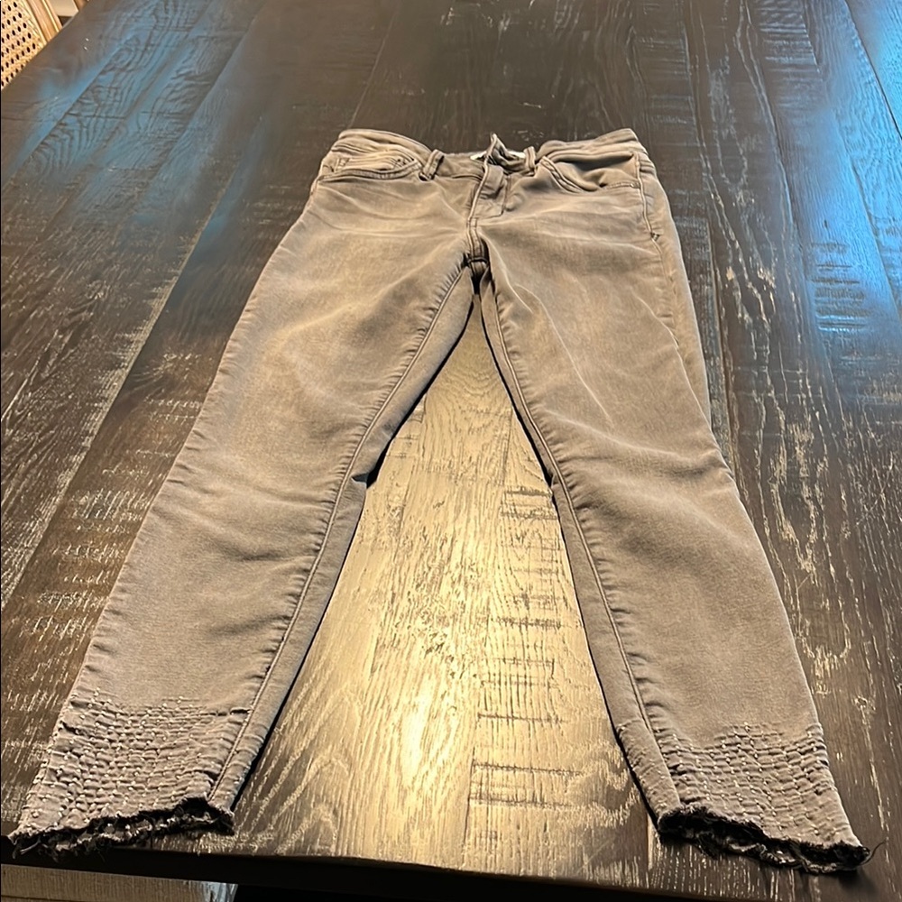 Sam Edelman Gray Ankle Cropped Jeans
